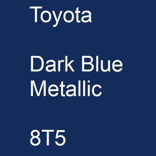 Toyota, Dark Blue Metallic, 8T5.